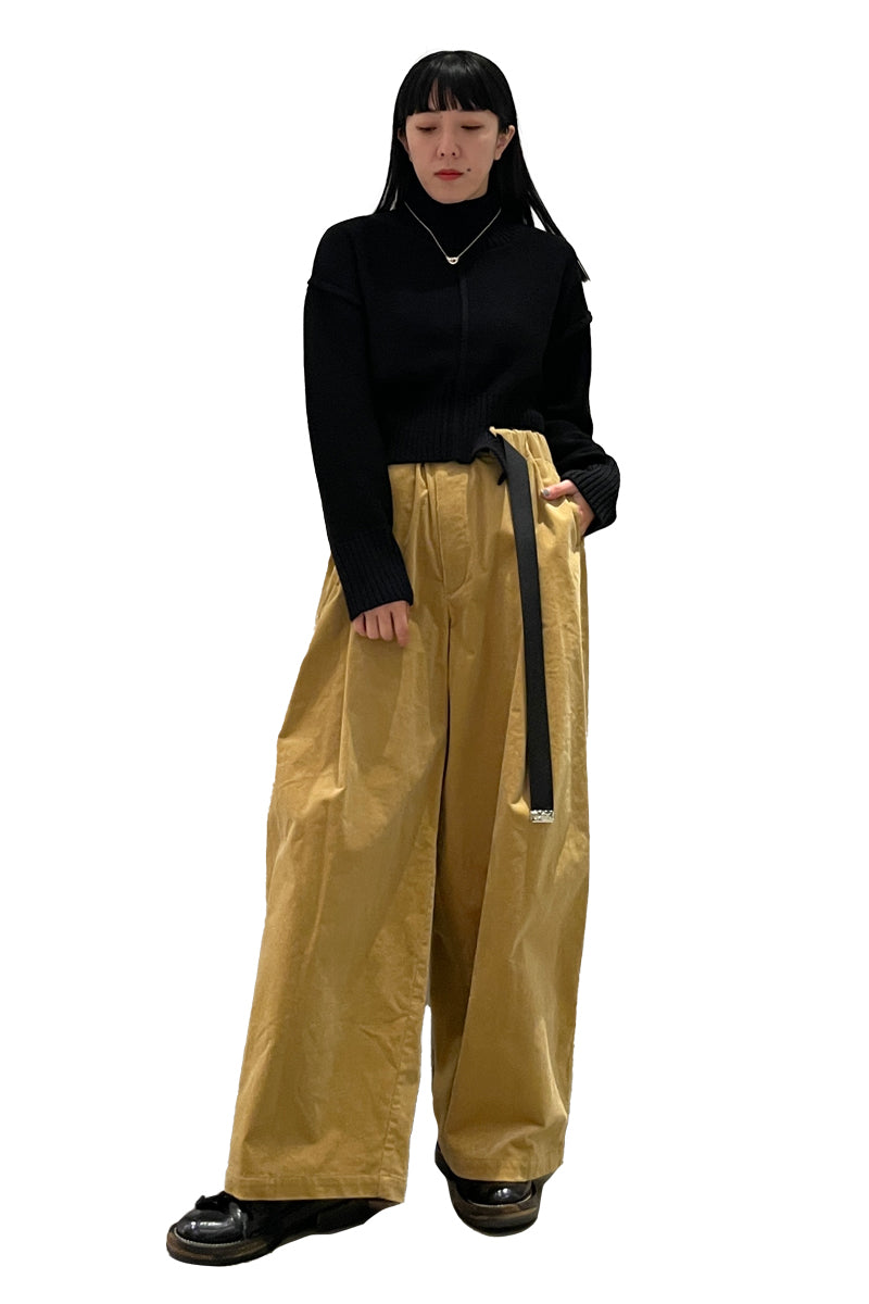 COLOR BELTED PANTS【24AW】　