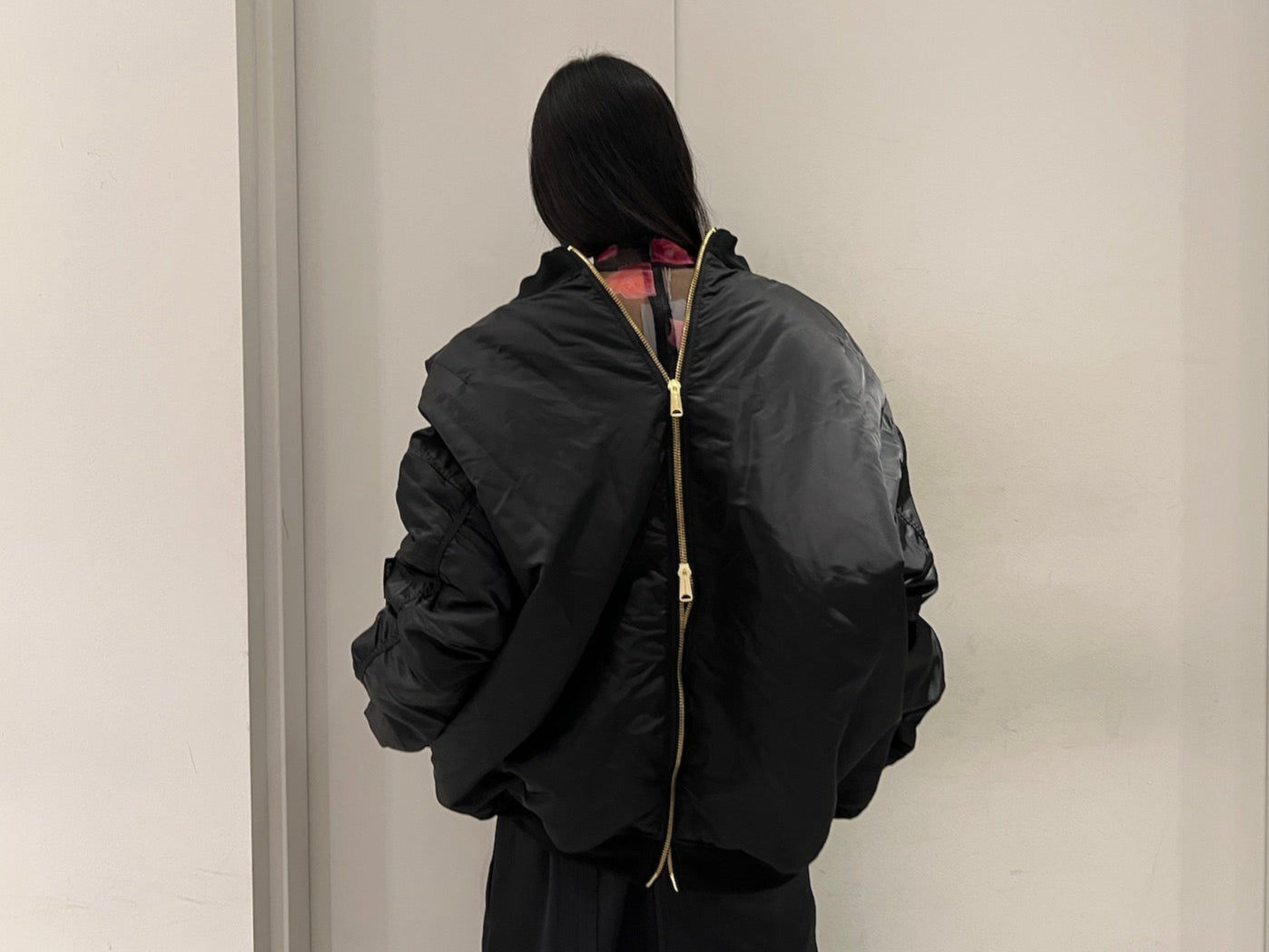 DOUBLE ZIP BOMBER JACKET【25AW】