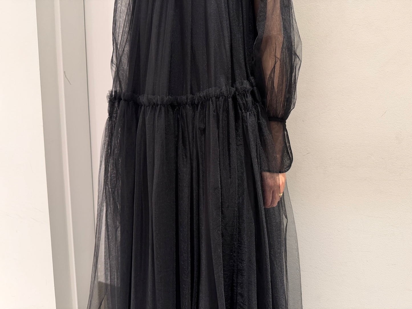 チュールワンピース