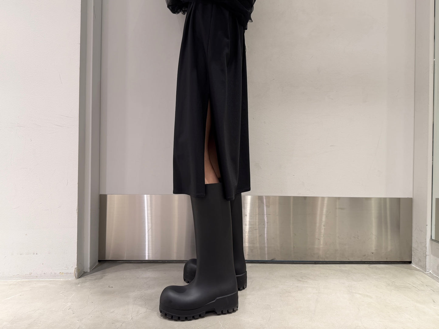 チュールワンピース