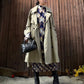 Draped Neck Midi Trench（UNISEX）