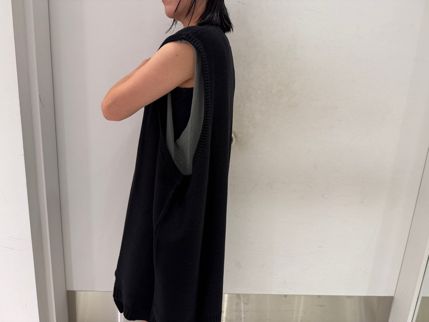 Ⅴネックニットドレス【25AW】