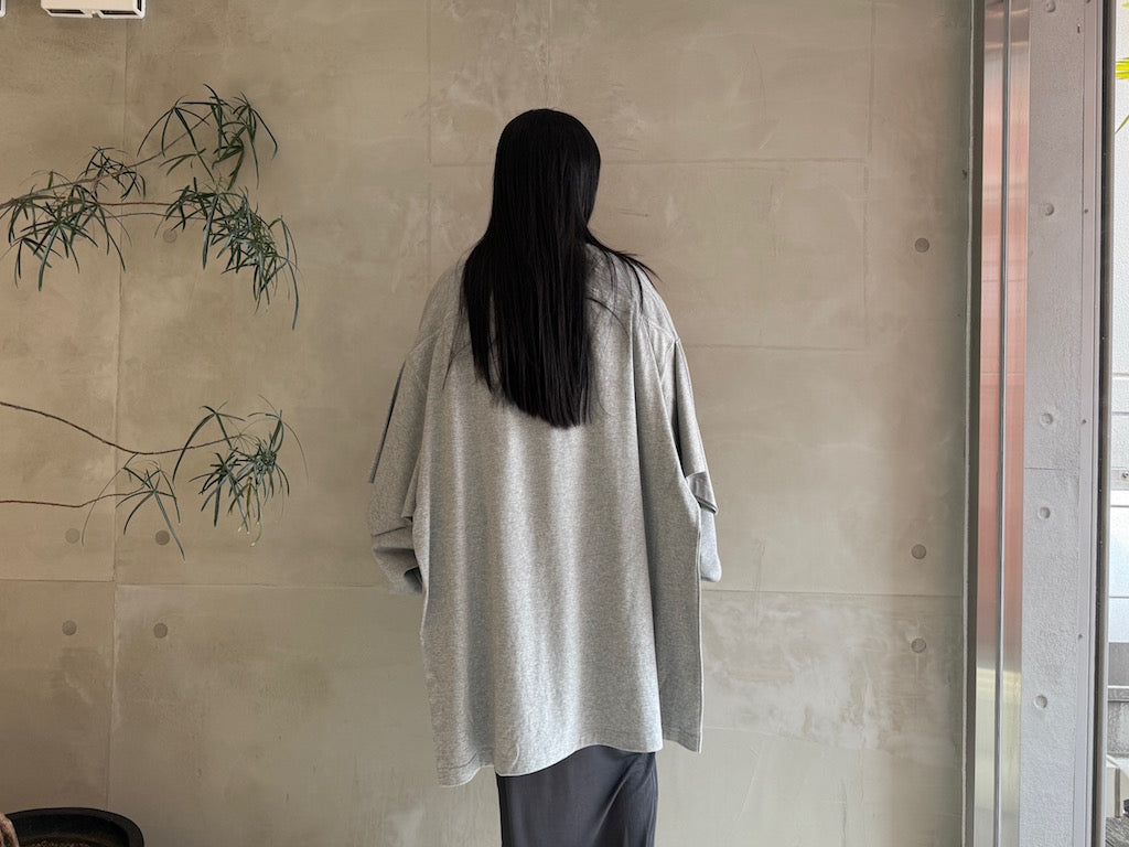 MERGED T-SHIRT SWEATSHIRT【25SS】