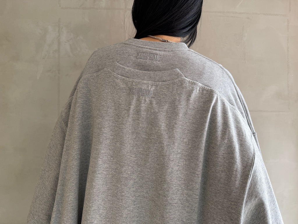 MERGED T-SHIRT SWEATSHIRT【25SS】