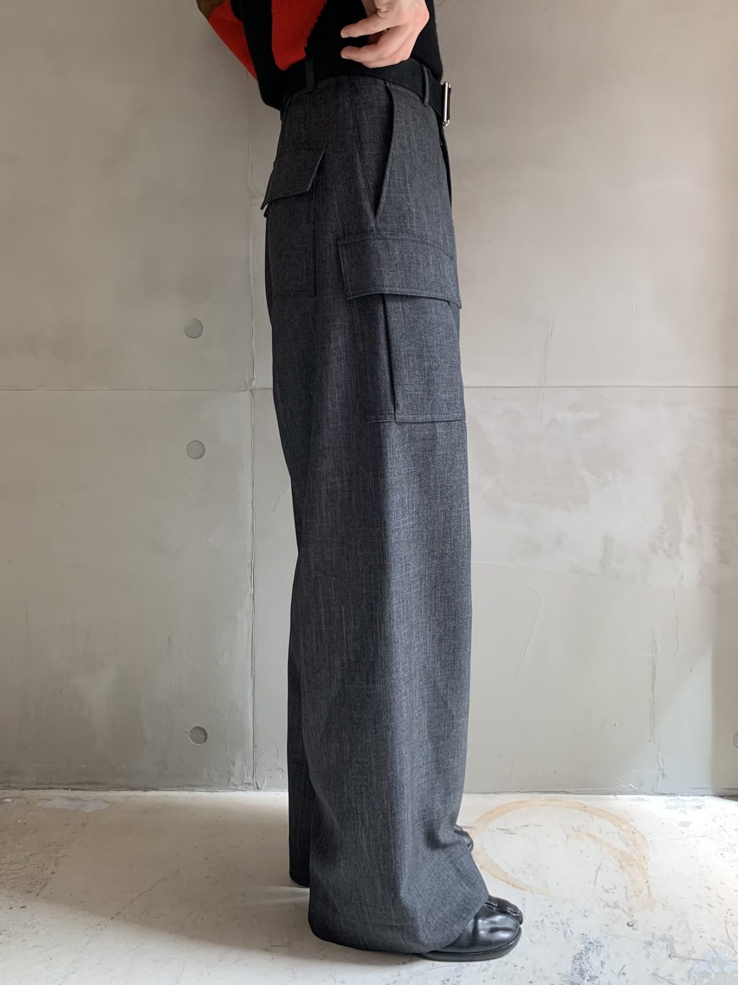 DOUBLE TWISTED CARGO PANTS【24AW】