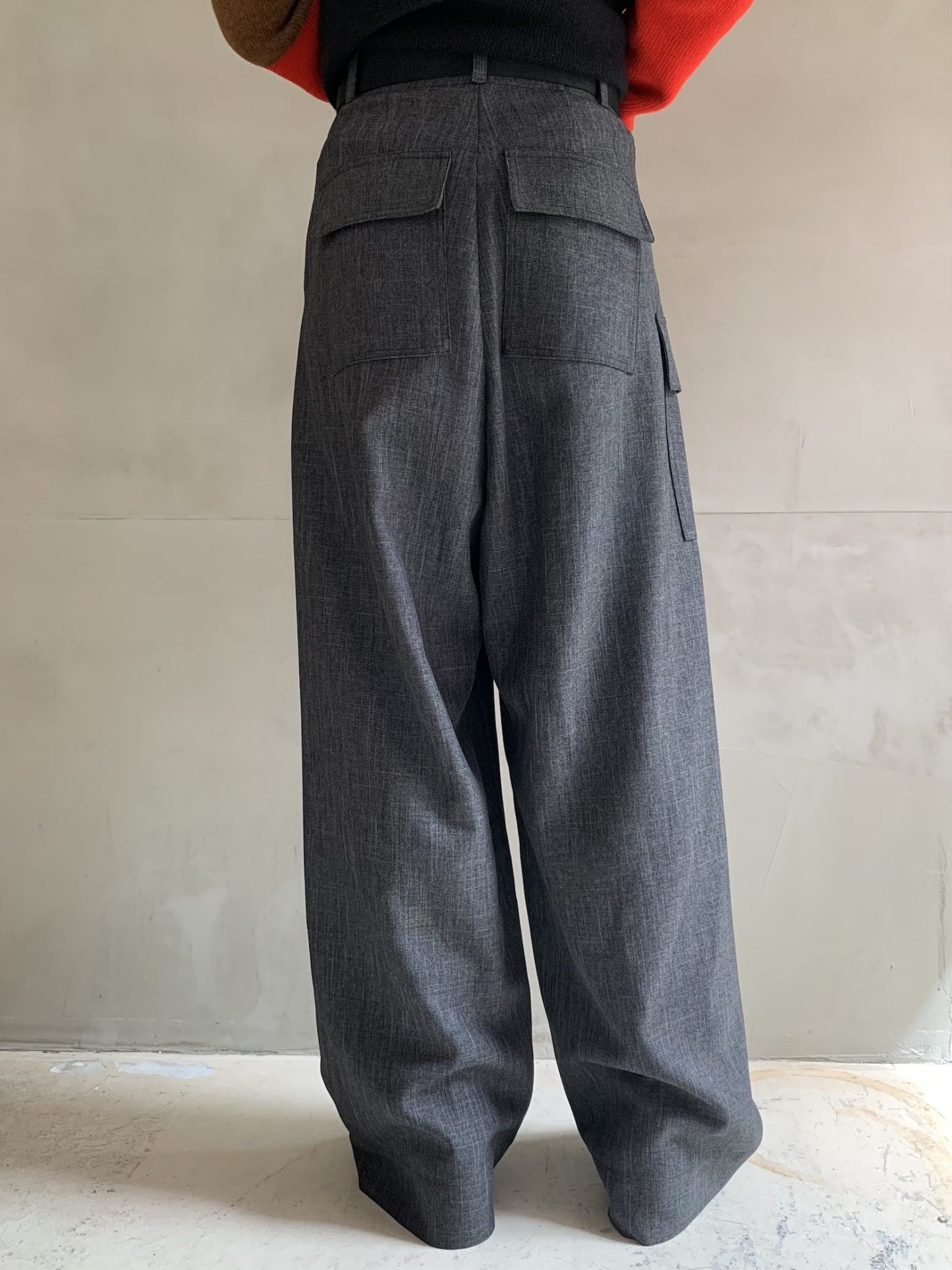 DOUBLE TWISTED CARGO PANTS【24AW】