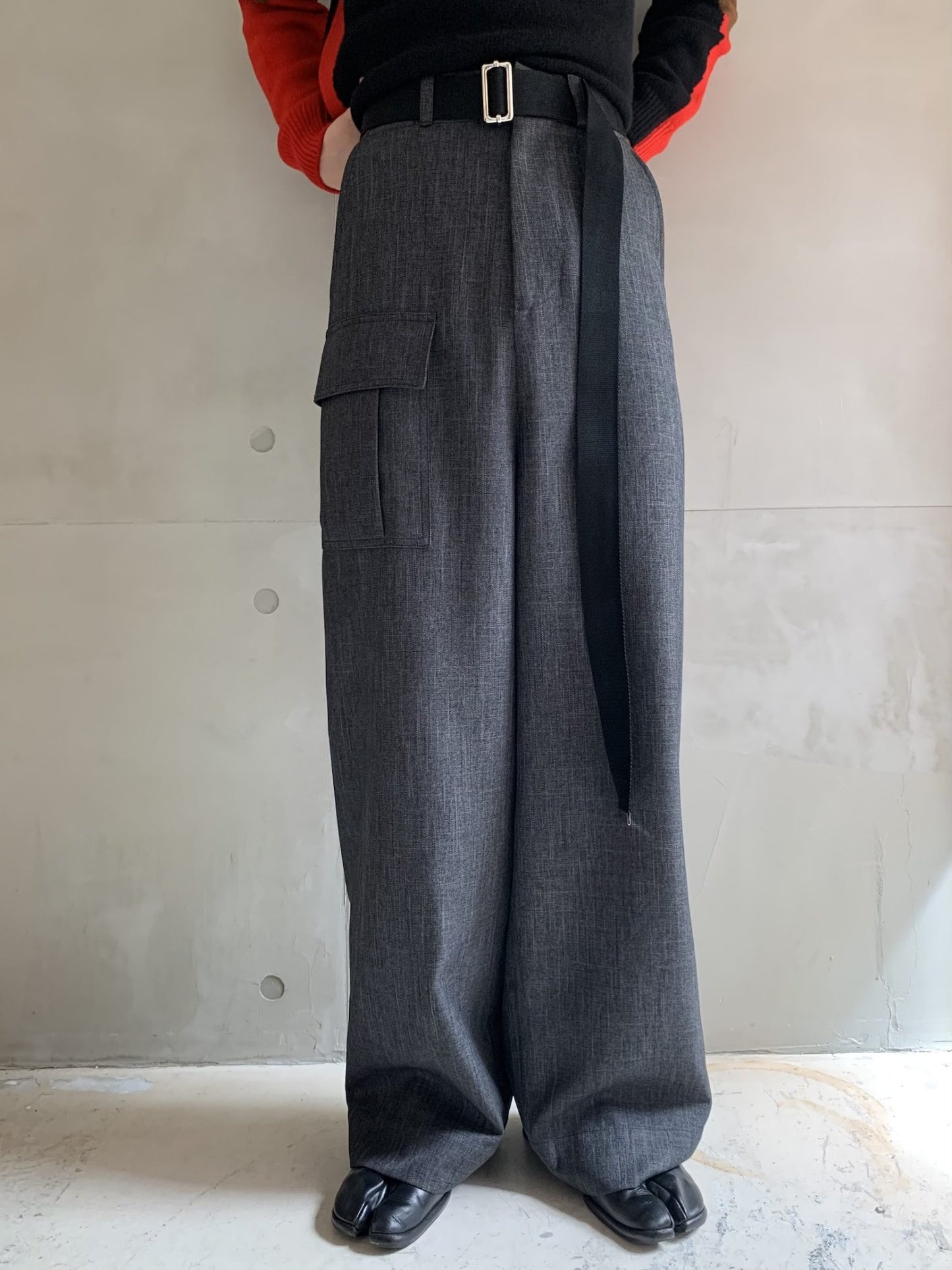 DOUBLE TWISTED CARGO PANTS【24AW】