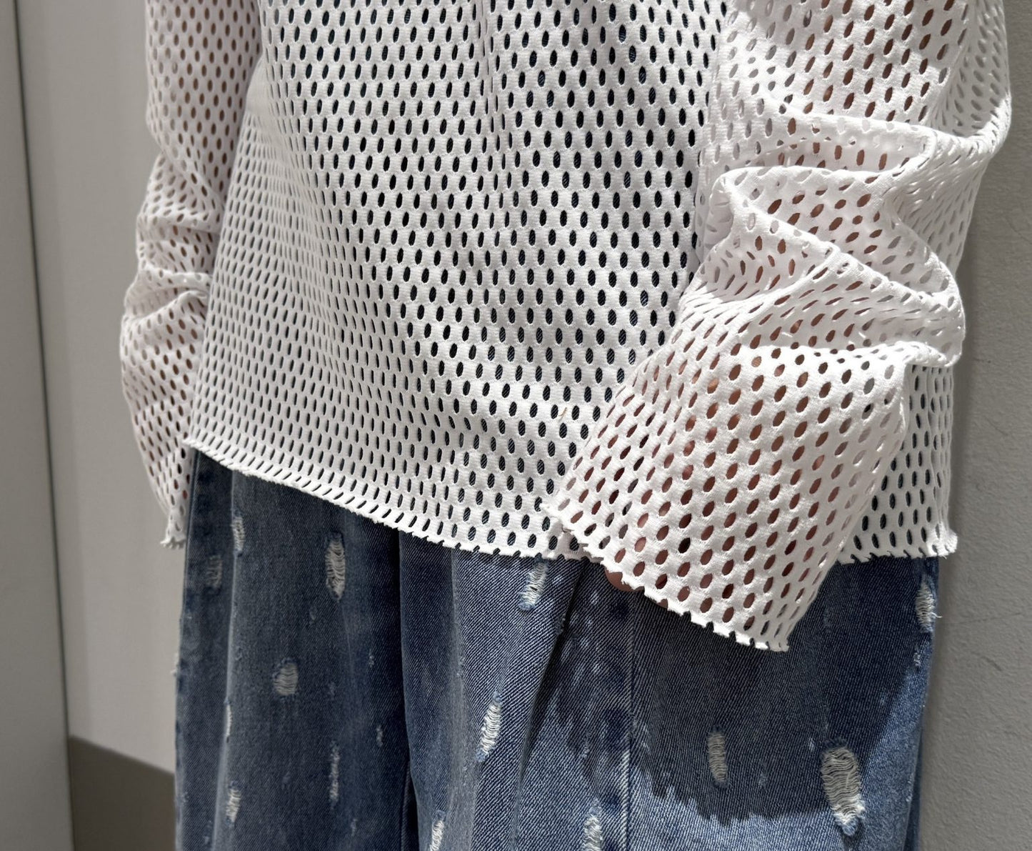 COTTON MESH PULLOVER（UNISEX）