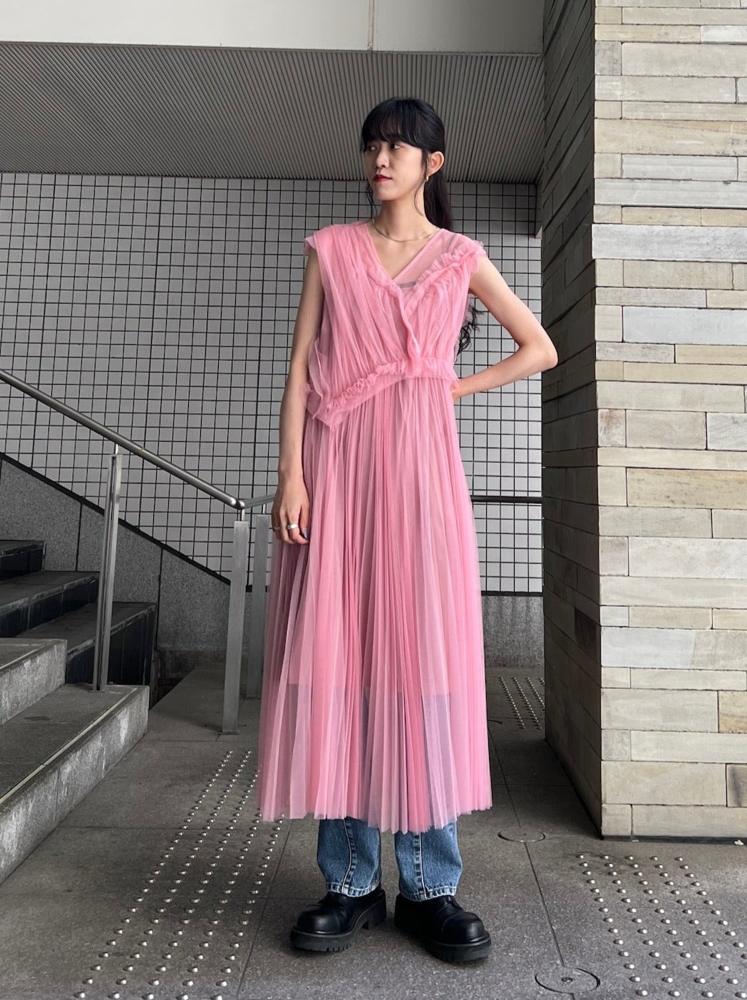 プリーツワンピース【24SS】