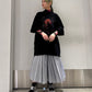 mult stripe sunpleated skirt【25SS】