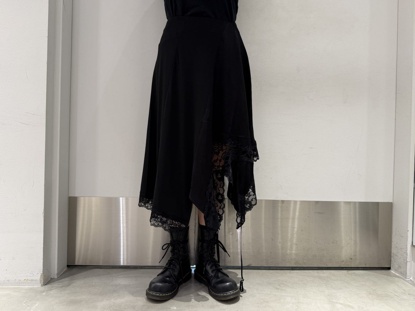 REWORKED LINGERIE SKIRT