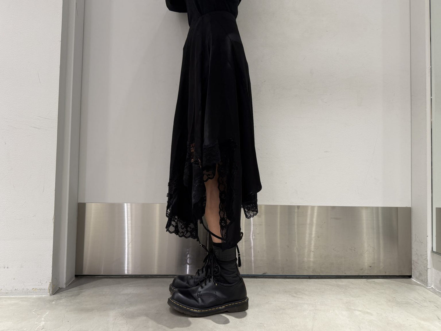 REWORKED LINGERIE SKIRT