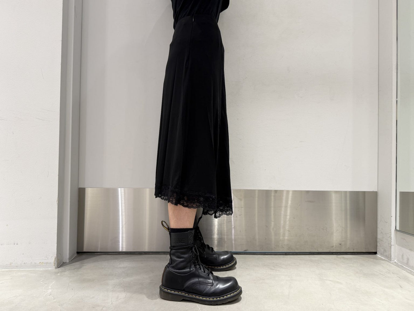 REWORKED LINGERIE SKIRT