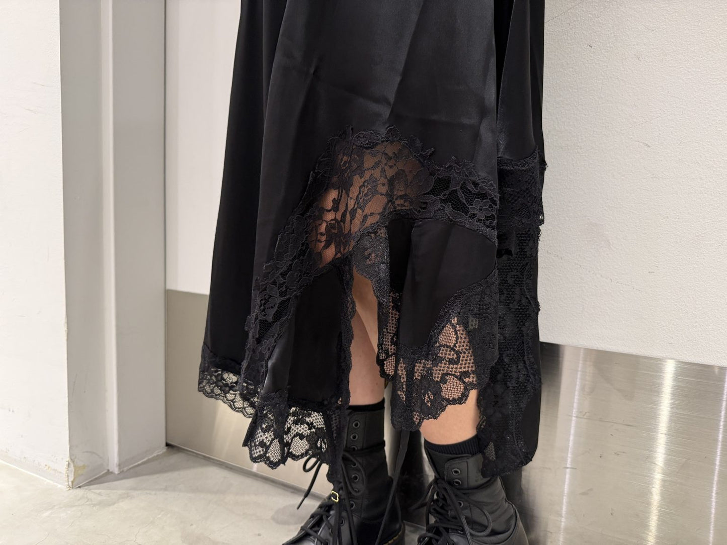 REWORKED LINGERIE SKIRT