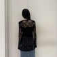 FROWER LACE TUNIC TOP【25AW】