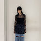 FROWER LACE TUNIC TOP【25AW】