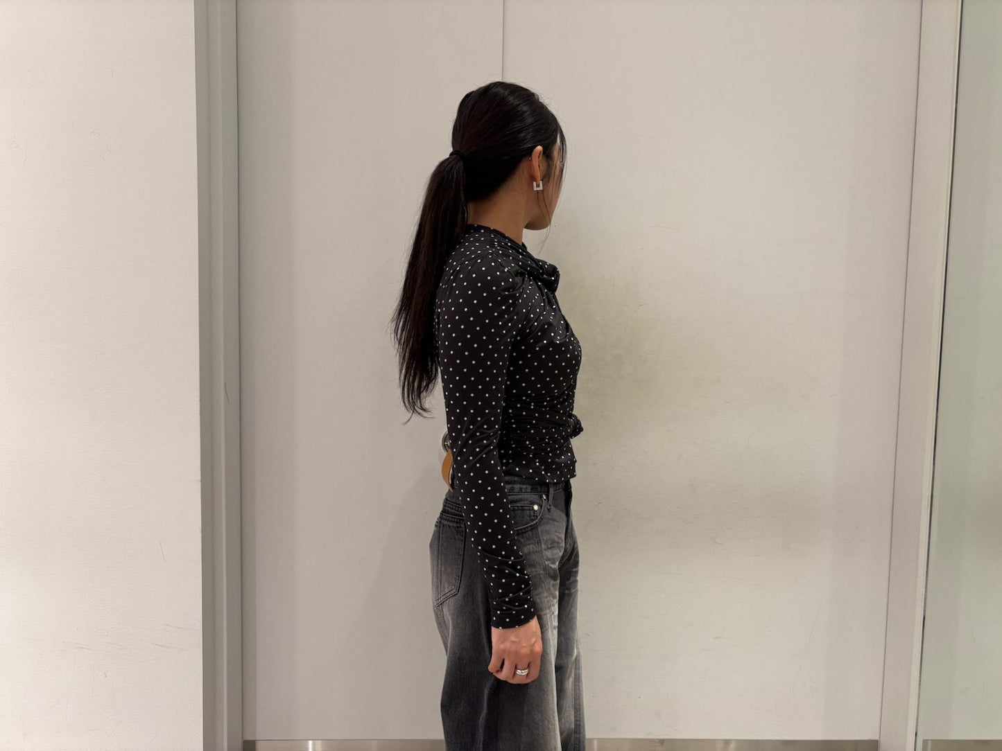 KNOTTED JERSEY TOP【25AW】