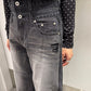 BALLOON SHAPED LAYERED DENIM【25AW】