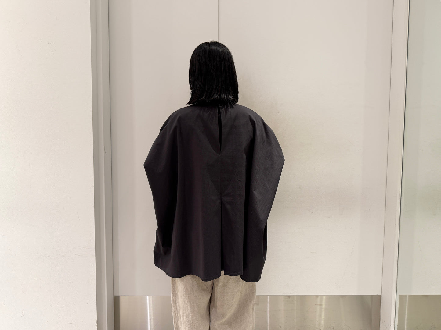 CUFFS PONCHO SHIRT【25AW】