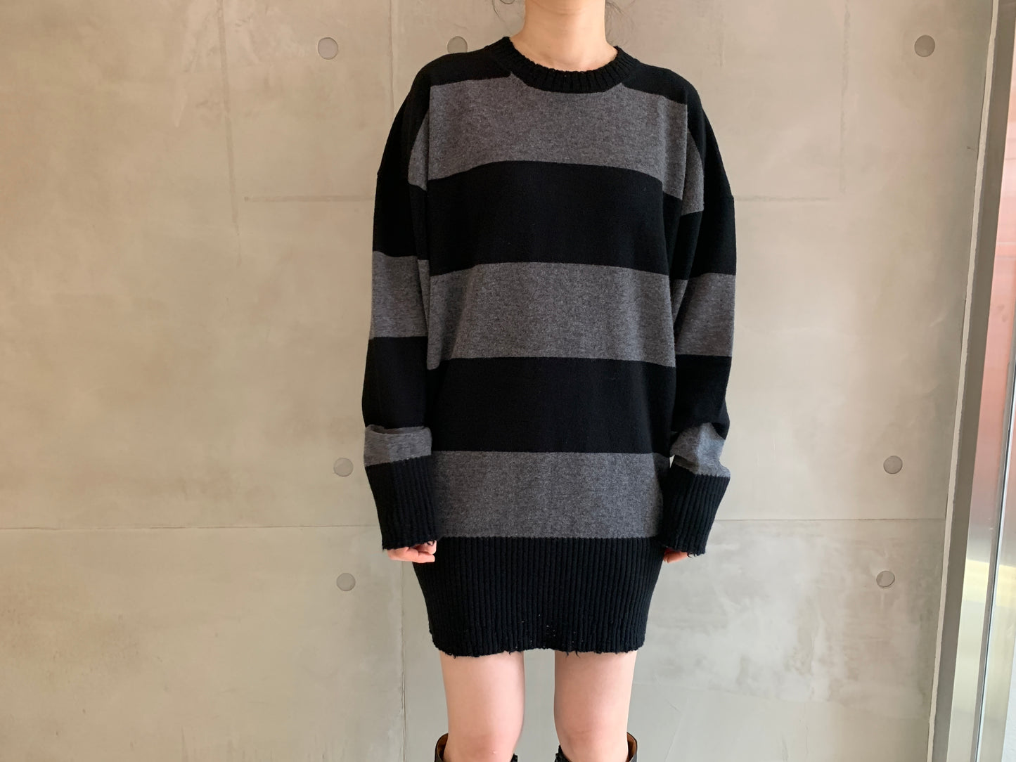 SPORTY STRIPE DRESS【25AW】