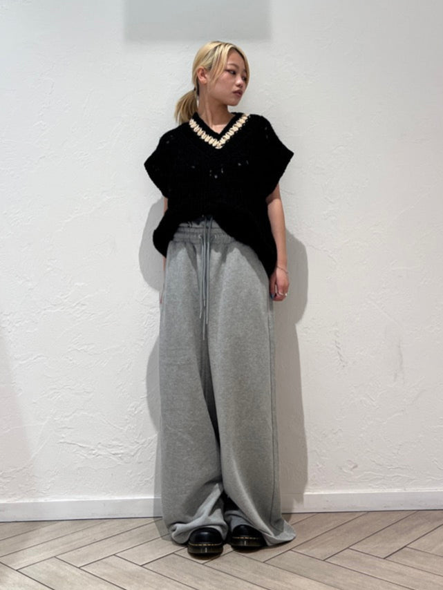SWEAT STUCKED PANTS【25AW】