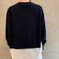 KNIT AND FABRIC CARDIGAN【25AW】