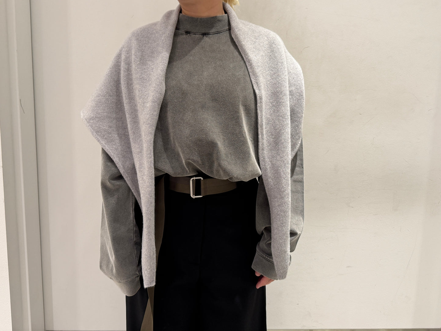 triangular scarf knit【25AW】