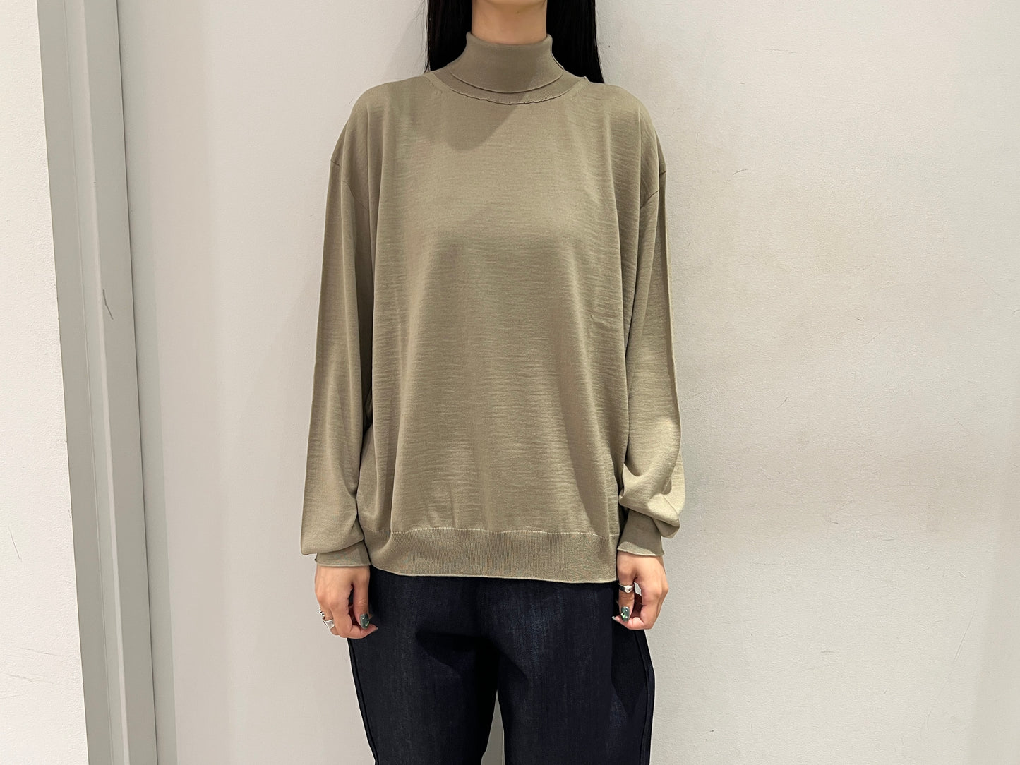 high neck pullover long sleeves knit【25AW】
