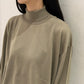 high neck pullover long sleeves knit【25AW】