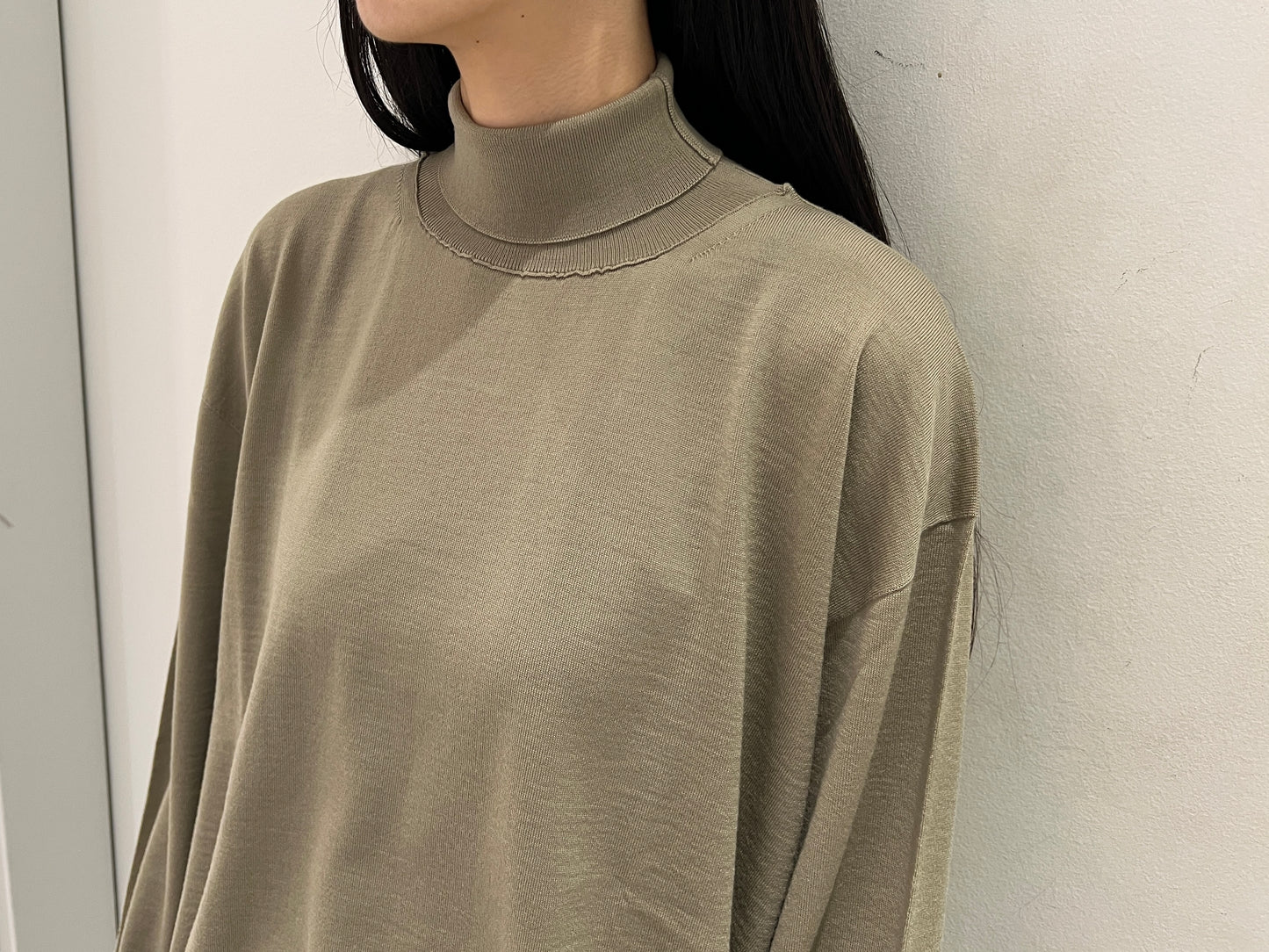 high neck pullover long sleeves knit【25AW】