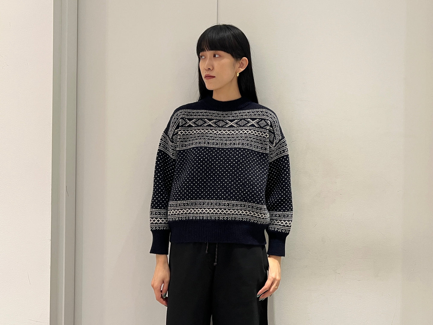 総柄ニット【25AW】