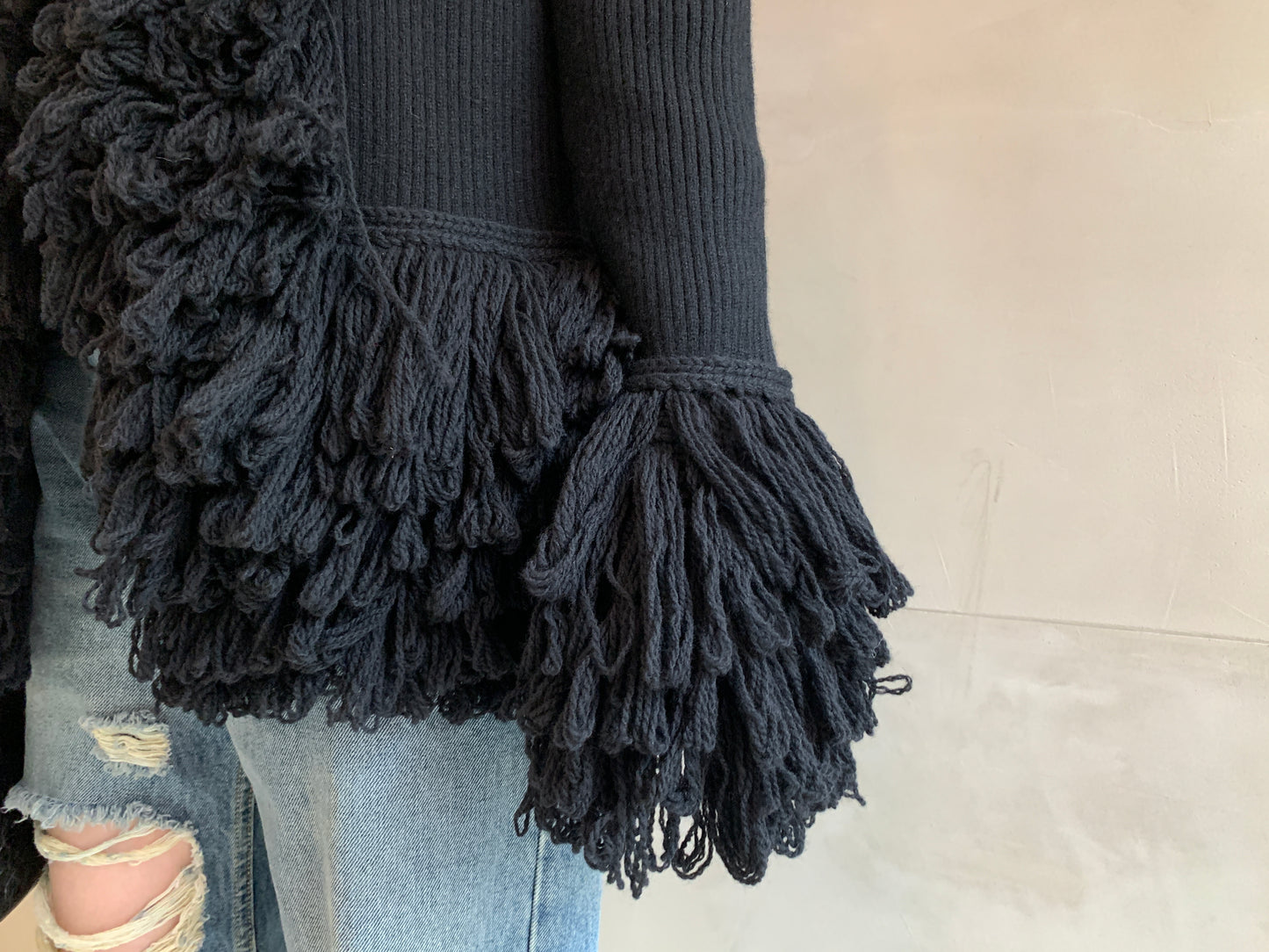 FRINGED EDGE CARDIGAN【25AW】