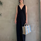 V-NECK JUMPSUIT