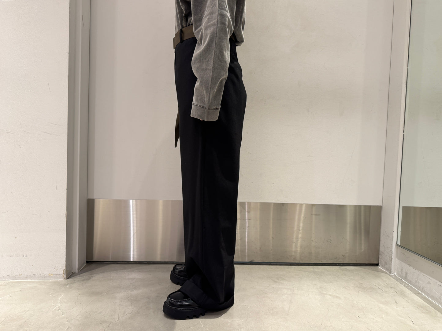 ベルト付ワイドパンツ【25AW】