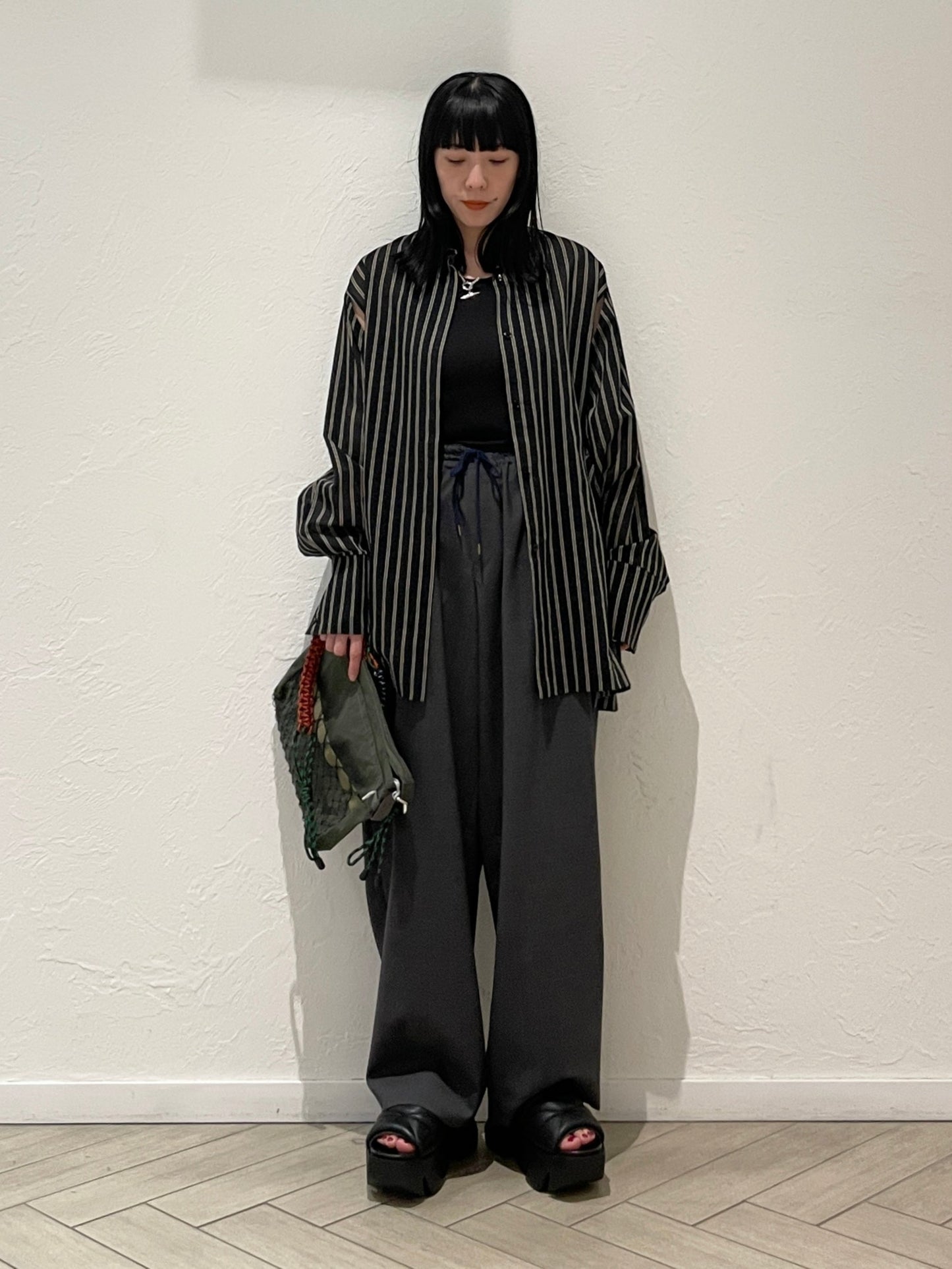 ストライプ柄シャツ【25SS】