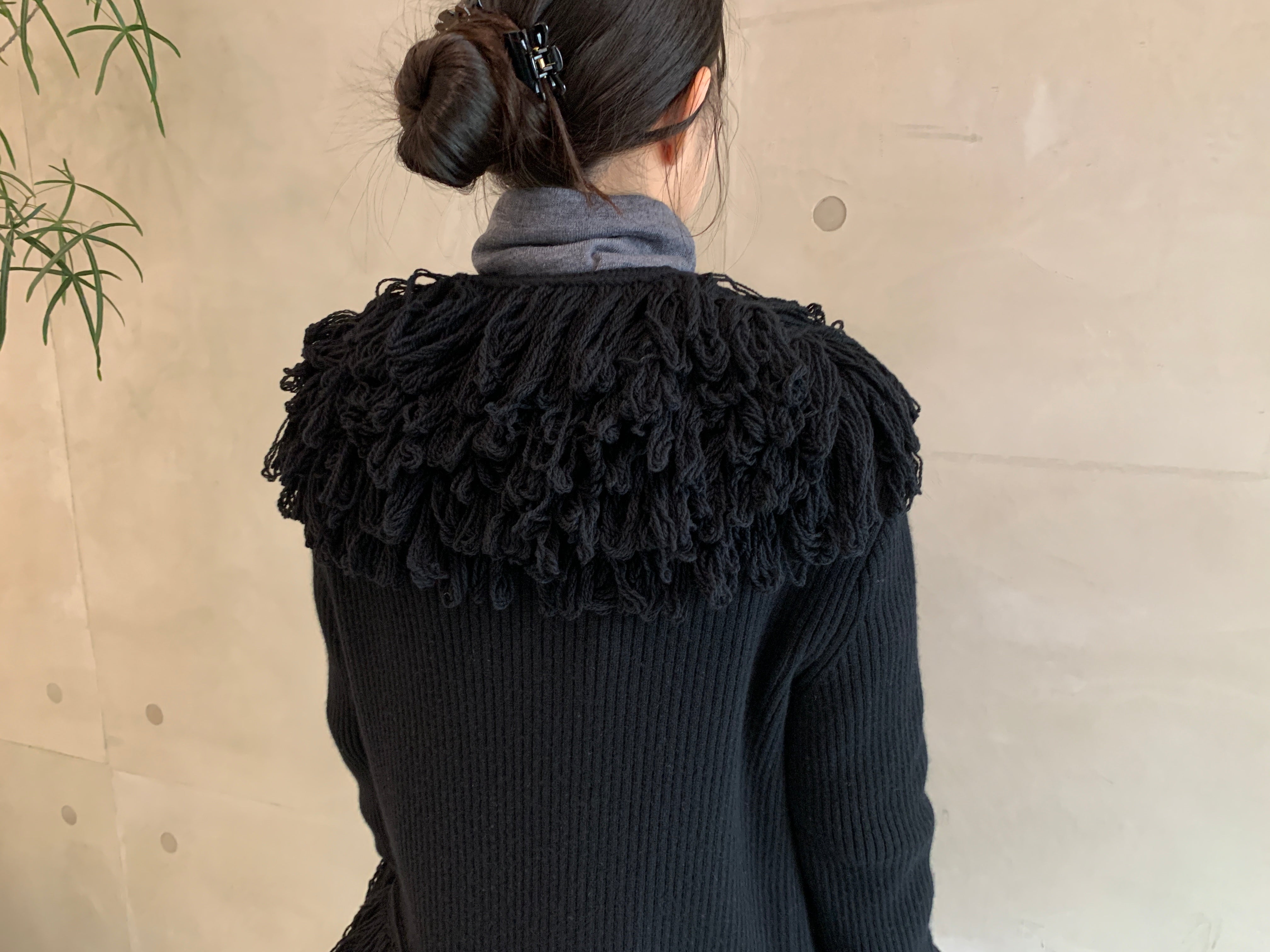 FRINGED EDGE CARDIGAN｜rokh（ロク）通販オンラインストア｜Moggie co