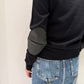 エルボーパッチクルーニット【25AW】