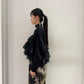 Tulle Jersey Cardigan【25AW】