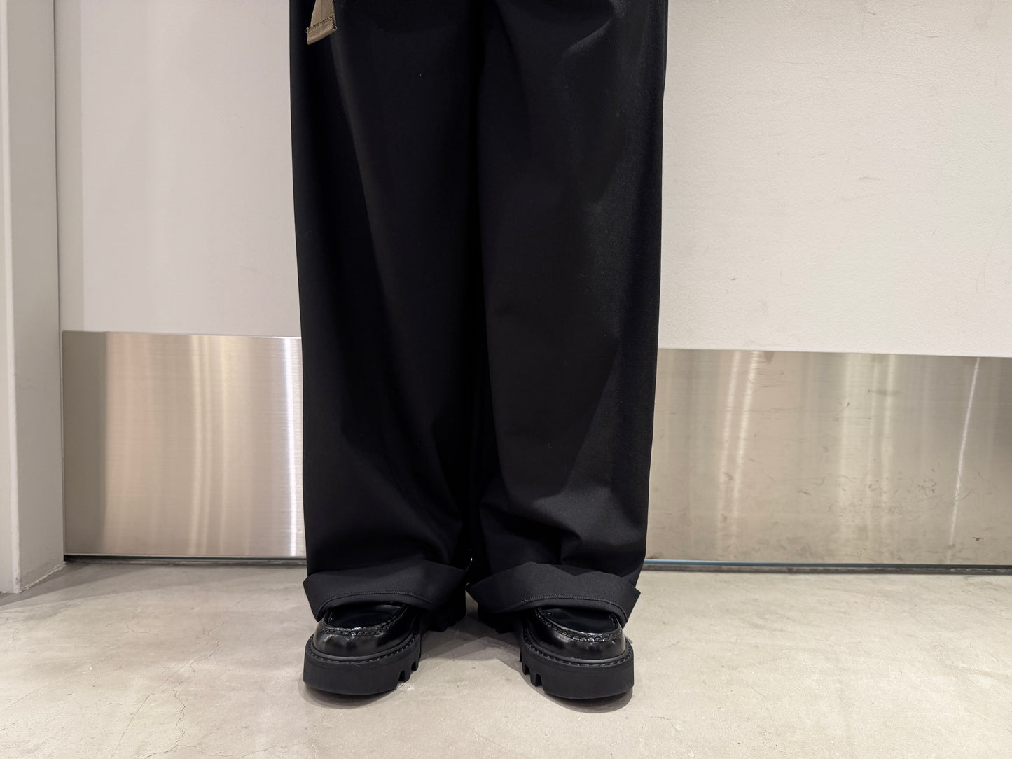 ベルト付ワイドパンツ【25AW】