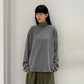 high neck pullover long sleeves【25AW】