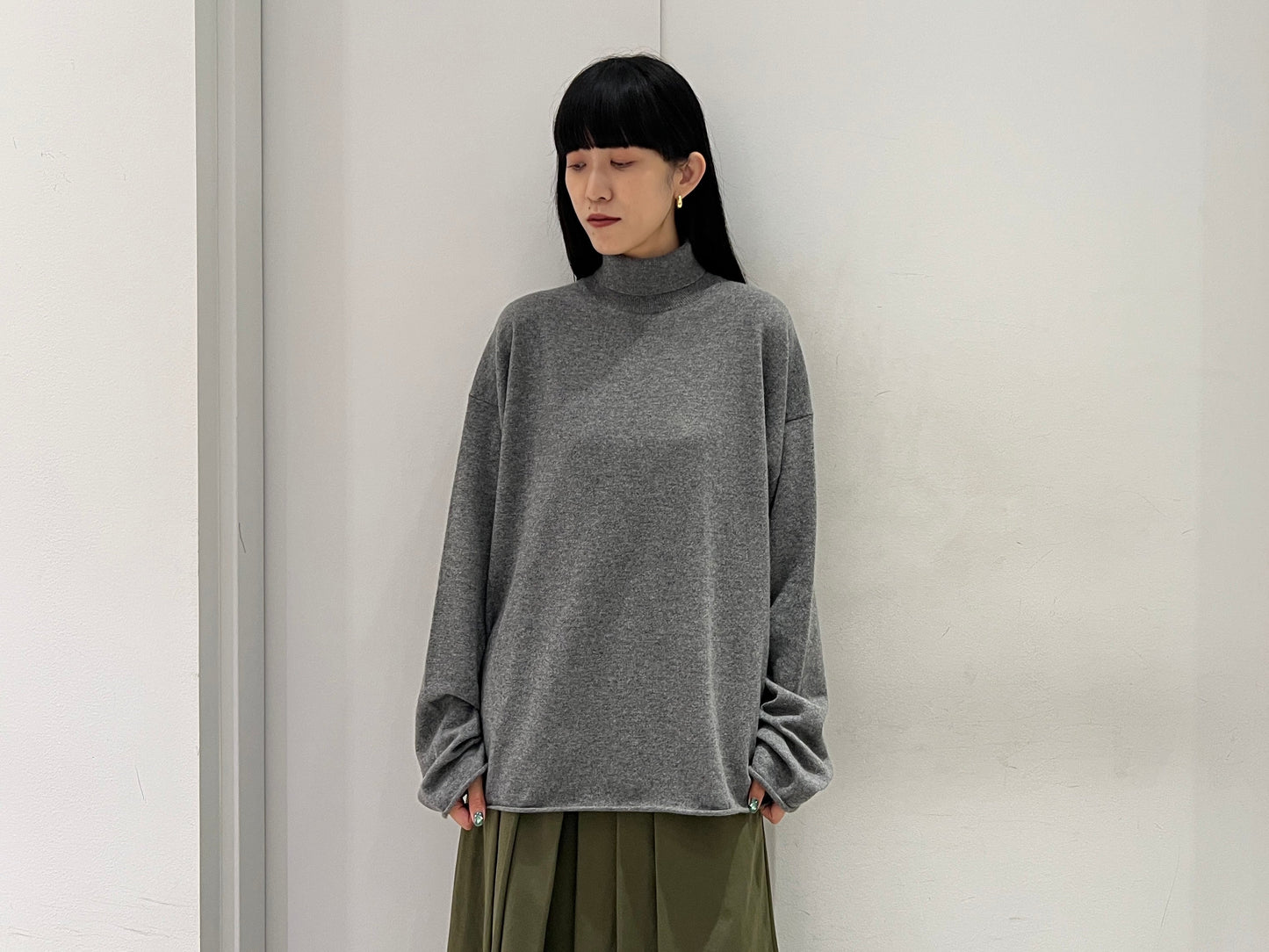 high neck pullover long sleeves【25AW】