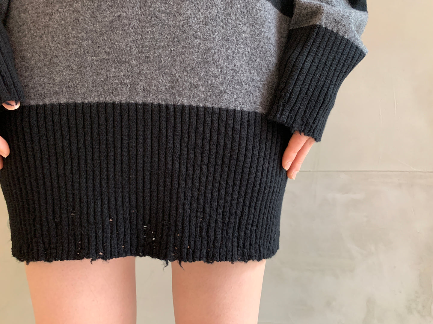 SPORTY STRIPE DRESS【25AW】