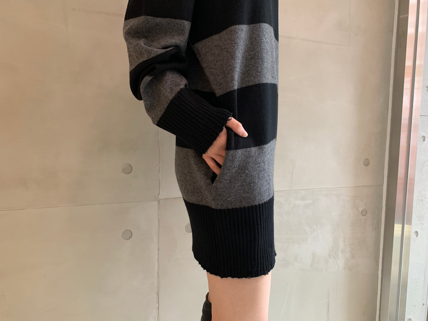 SPORTY STRIPE DRESS【25AW】