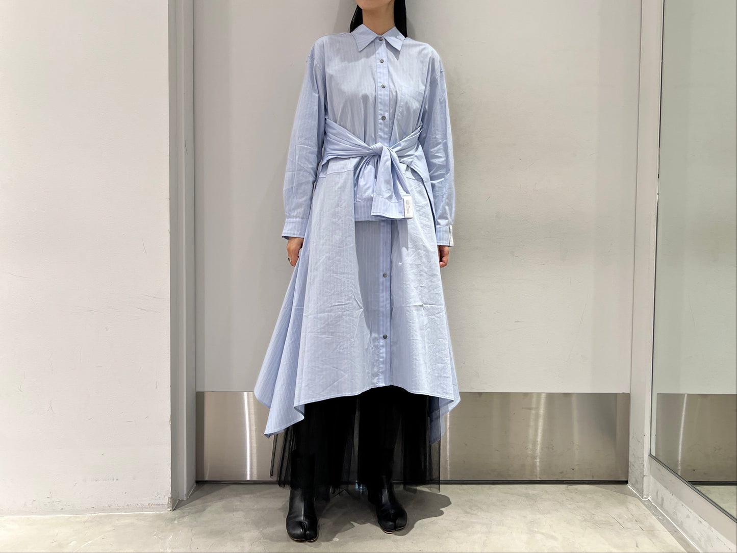 SHIRTS SLEEVE TIE DRESS【25AW】