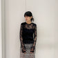 FROWER LACE TUNIC TOP【25AW】