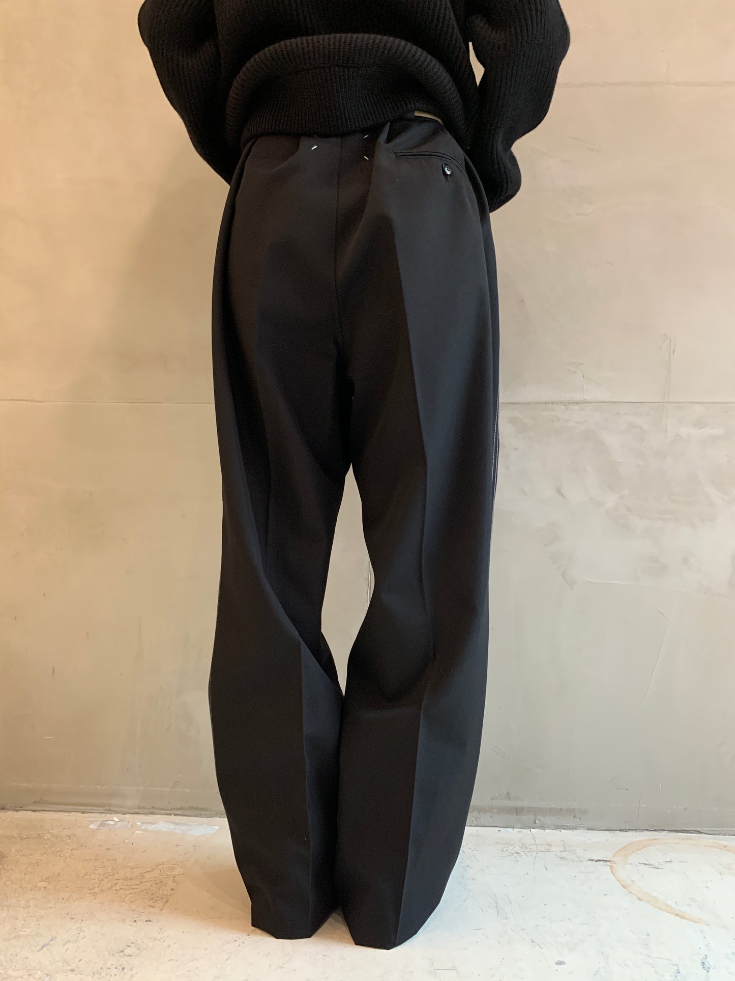 ベルト付ウールパンツ【25AW】
