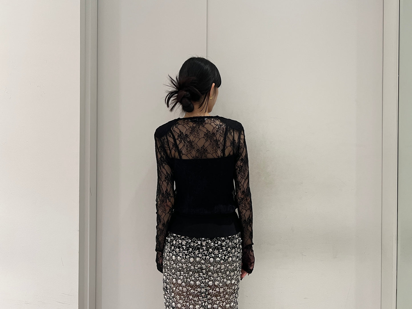 FROWER LACE TUNIC TOP【25AW】