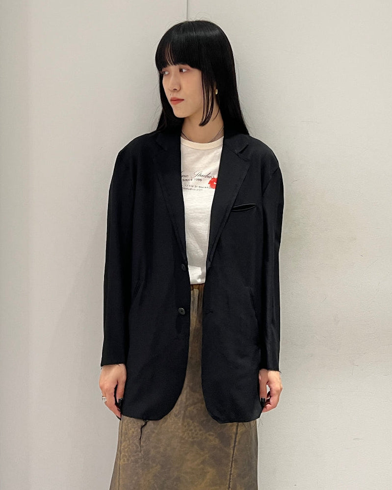 WOOL RAYON TROPICAL BROKEN JACKET