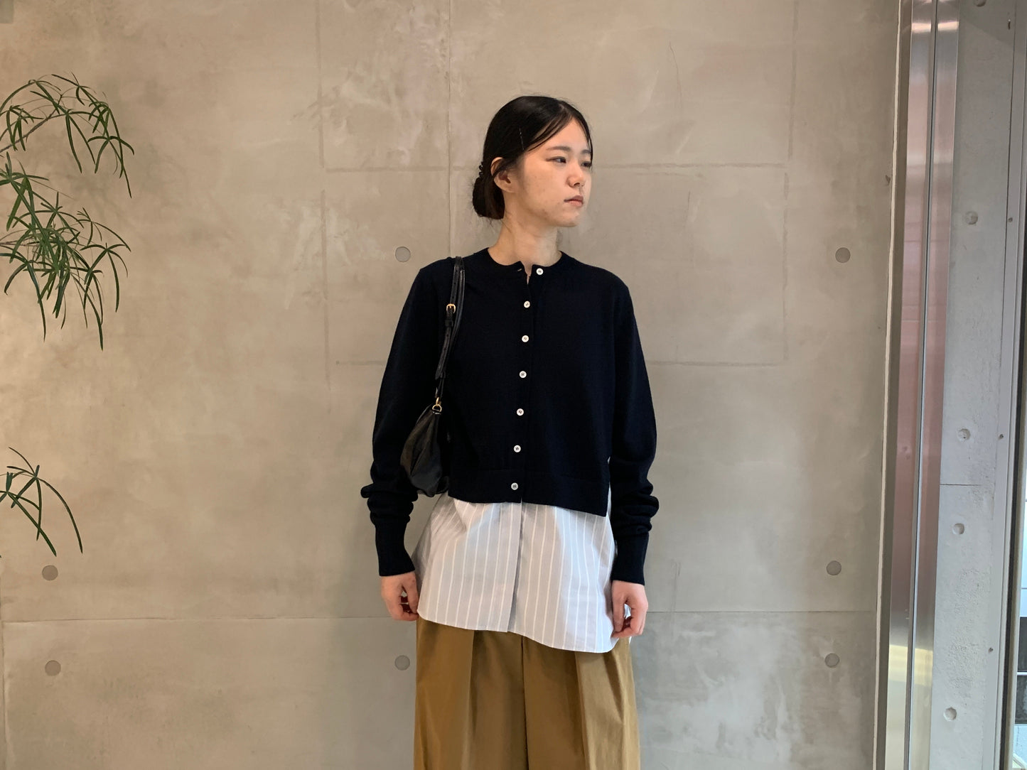 KNIT AND FABRIC CARDIGAN【25AW】