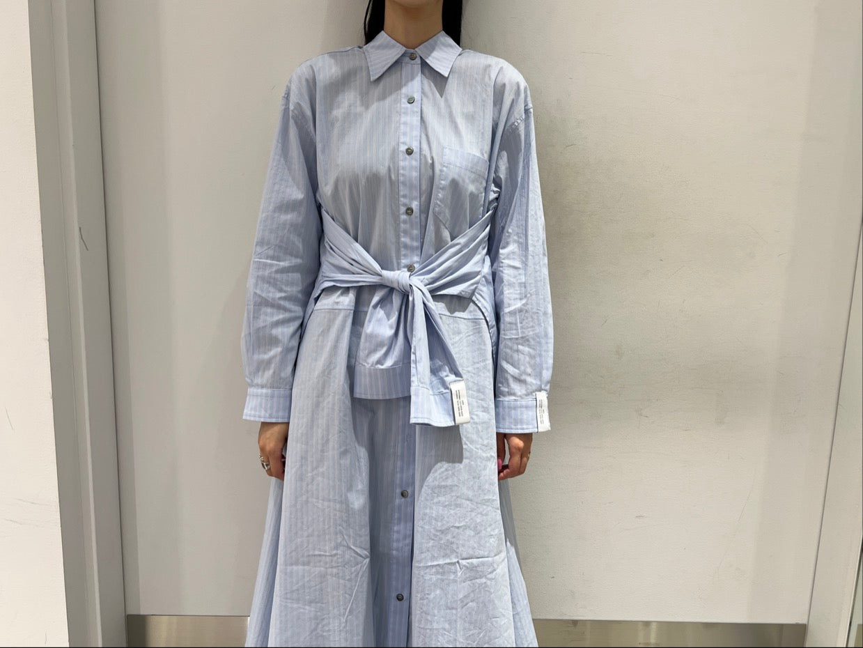 SHIRTS SLEEVE TIE DRESS【25AW】